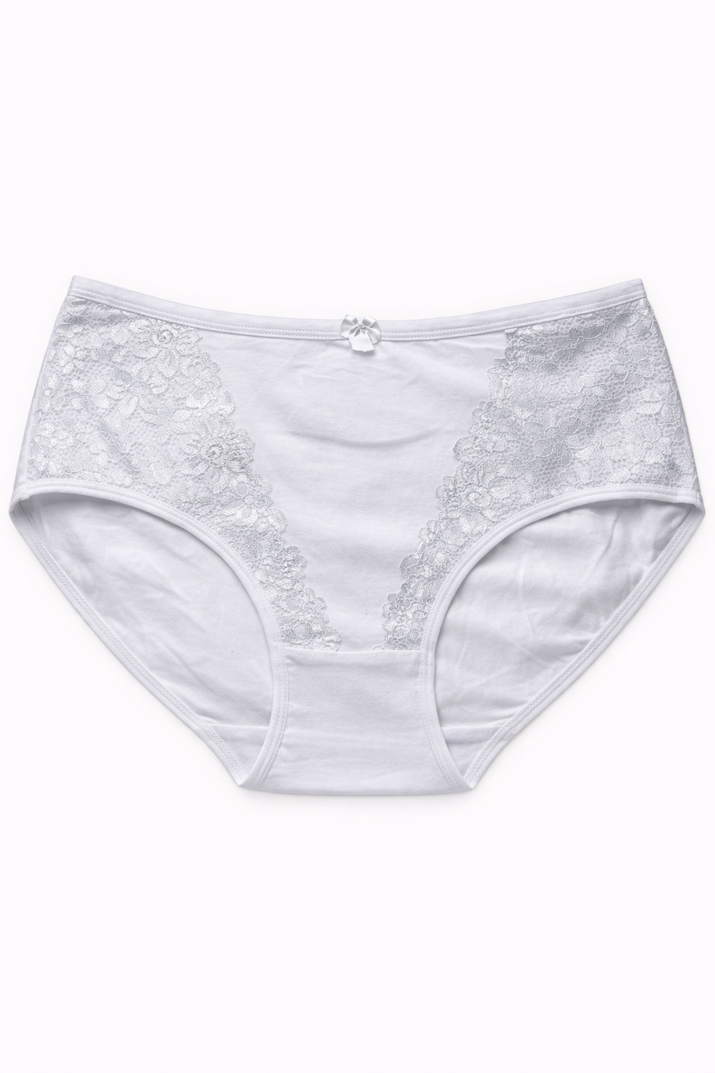 Lot de 6 slips confort premium – coton & dentelle