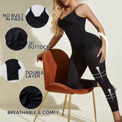 Body Sculptant Intégral Sans Coutures – Effet Taille Fine & Silhouette Galbée