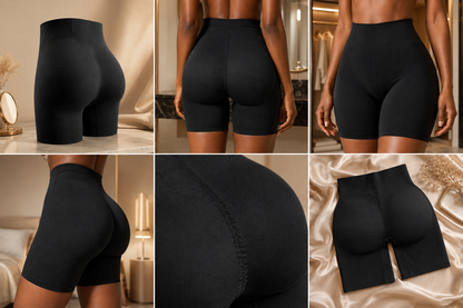 Short Gainant Rembourré Taille Haute – Fesses & Hanches invisibles